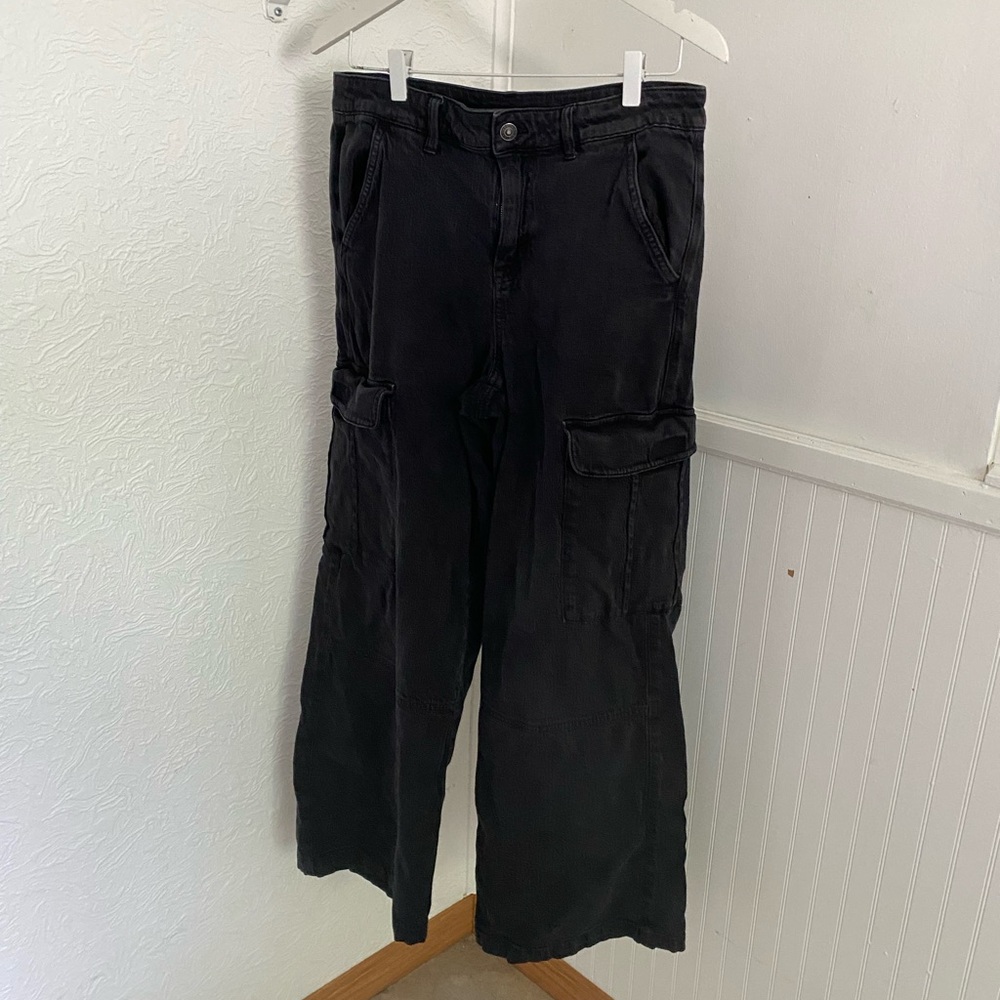 Charcoal Cargo Pants